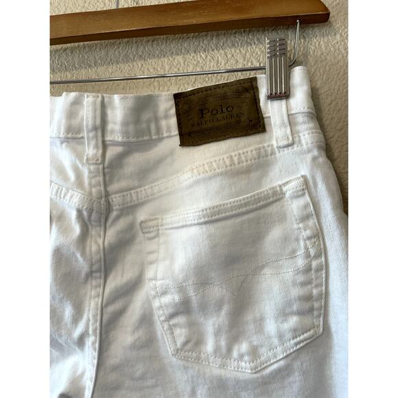 Polo Ralph Lauren Boy's The Sullivan Slim White Semi Stretch Jeans Size 18 - Picture 3 of 13